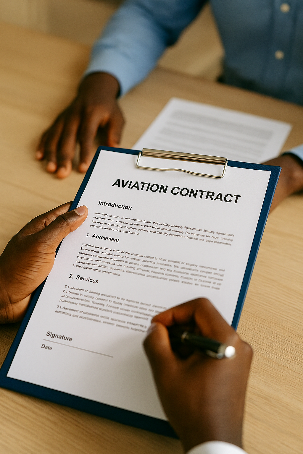Legal review of aviation compliance documents