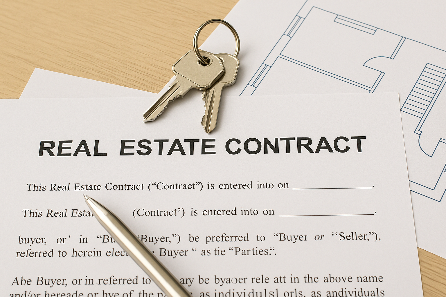 Signing property contracts